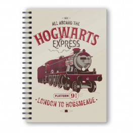 Harry Potter zápisník with 3D-Effect All Aboard the Hogwarts Express